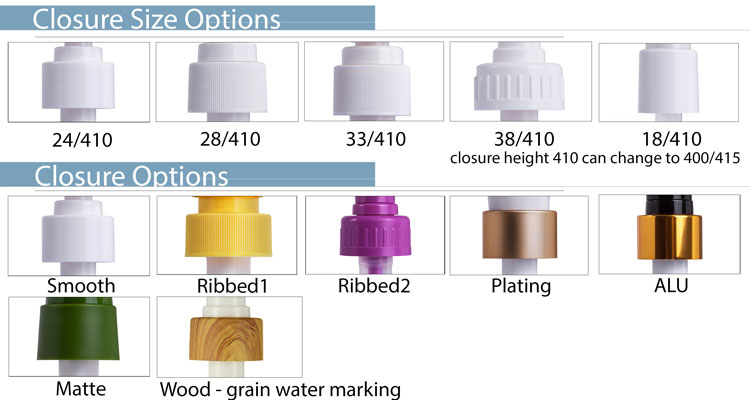 28/410 Double Layer Matte Frosted Children Wash Care Body Emulsion Emulsion Pump Thread Pump Head Split Bottling Nozzle