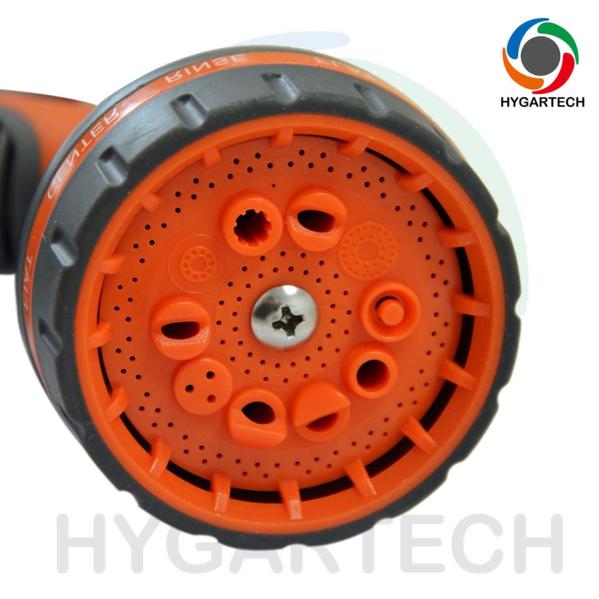 Garden 8 Function Spray Nozzle with Click Quick Connect Coupling and Hose  Connector ,Gardening and Horticulture