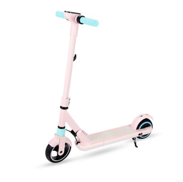 Folding Kids Skate Kick Scooter With 6.5 Inch Wheels Full Aluminum 130W Motor