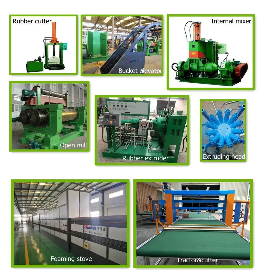 NBR & PVC Rubber Foam Insulation Sheet /Pipe /Tube Production Line for High-Grade Handle