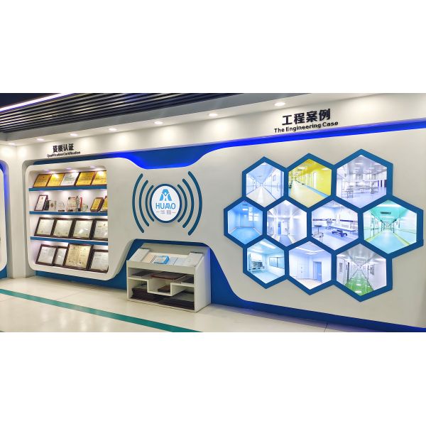 HUAAO ISO GMP Dust-Free PVC Wall Panel Modular Clean Room for Laboratories and Workshops FFU Clean Booth Assembly with Hard Wall