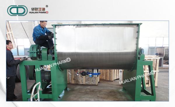 Static Pharmaceutical Mixing Equipment , Horizontal Ribbon Blender FD-WLDH