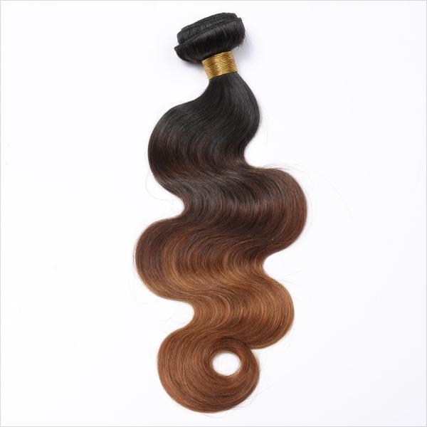 1b/4/30 Weave 10 do cabelo da categoria 7A Ombre - 30 densamente e extremidades completas do cabelo