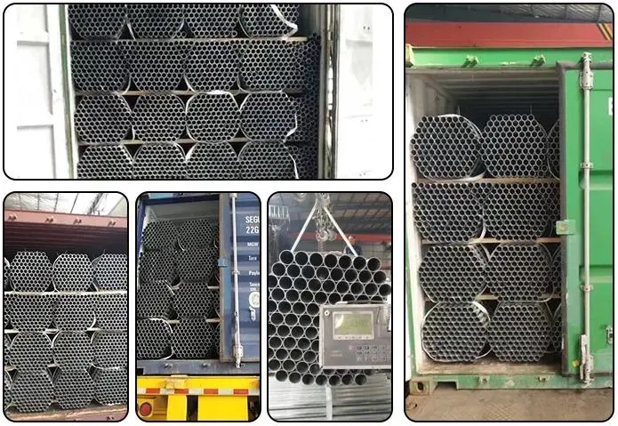 Натуральная черная поверхность оцинкованная труба из углеродистой стали сварная Q215