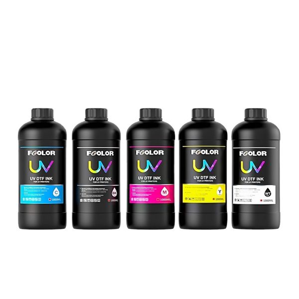 FCOLOR Neutral UV DTF Ink for Epson I3200 Xp600 L805 L1800 Dx5 Dx7 R1390 R2000