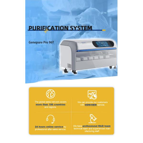 High Collection Efficiency Nucleic Acid Purification Column System 907*495*571mm Size