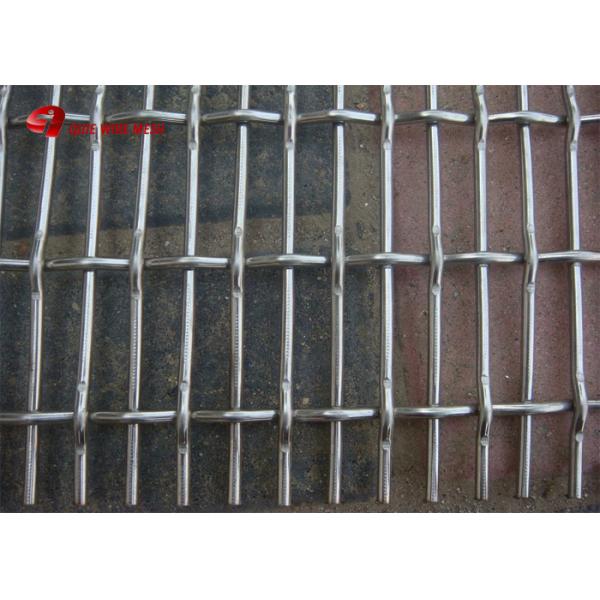 Высокотемпературная ячеистая сеть волнистой проволки нержавеющей стали замка сплетя после Кримптинг