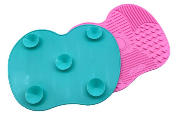 Easy Cleaning Silicone Makeup Tool Mat Anti - Oxidation With Suction Cup