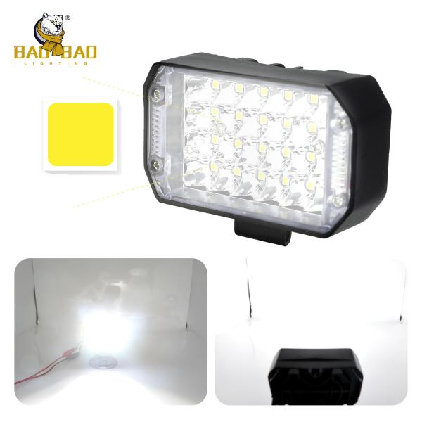 Aluminum White Yellow Flash Color 30V Motorcycle Universal Headlights