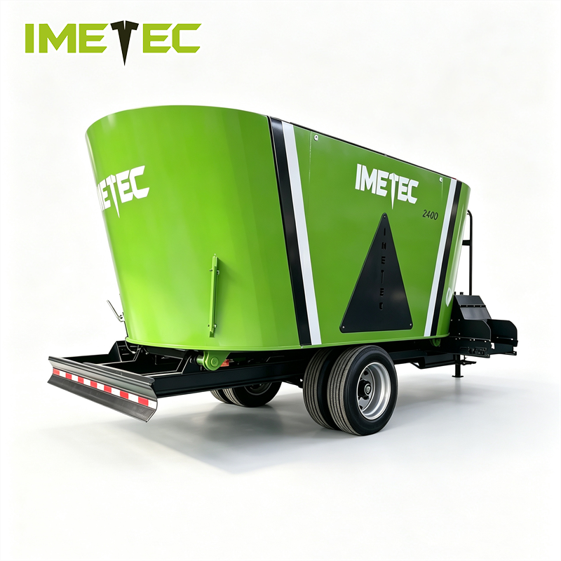 Heavy Duty Vertical Trailed Feed Mixer Wagon PTO Driven TMR Mixer For Beef Cattle Ranch