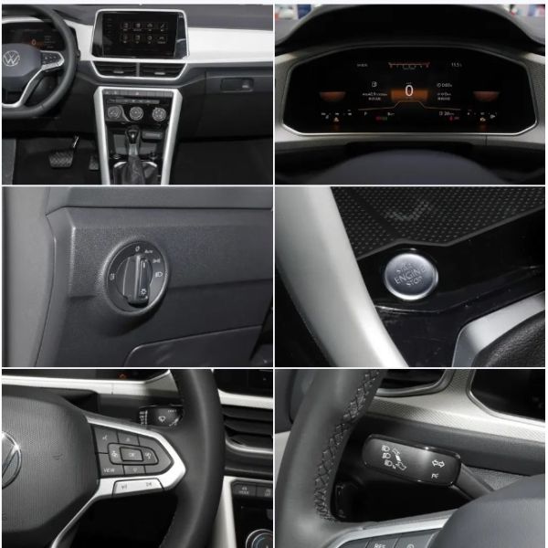 2026 VW T-ROC Two-wheel Drive Gas Petrol Automatic SUV New Car Leather Electric Features Starlight Version Black Light Pack