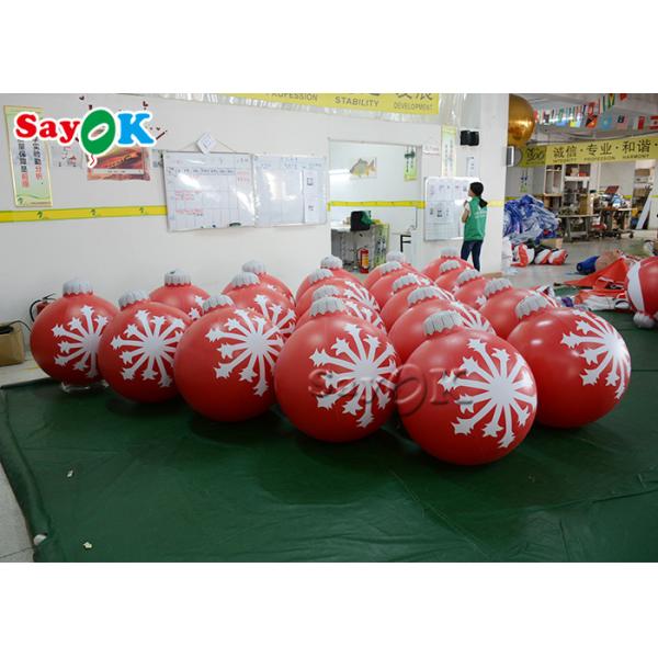 шариков PVC орнаментов Xmas 0.6m шарик небольших раздувных на открытом воздухе вися украшенный