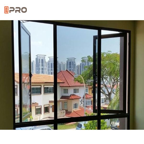 Modern Aluminum Casement Windows Sound Insulation Noise Prevention