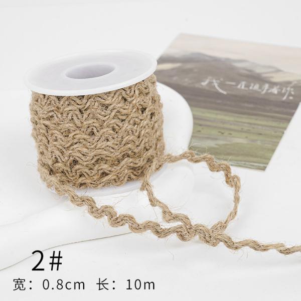 Рождественская коричневая ленточка из лопатки 5 мм-45 мм