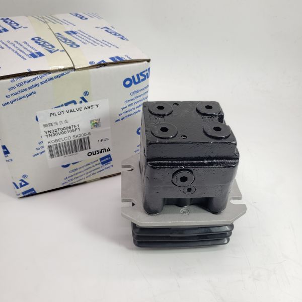 Foot valve Assembly YN32T00067F1 Pilot valve assy YN30V00105F1 For KOBELCO SK200-8