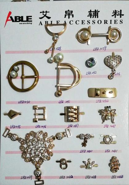 Metal rhinestone Buckles Shoe Buckles footwear decoration Footwear Accessories Buckles