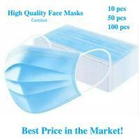 Non Woven Disposable Face Mask Lint Free Helping Limit Germs Spread For Pharmacy