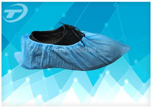 Customized Disposable Shoe Covers PP / PE / CPE In Capsules
