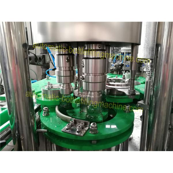 Black / Green Tea Water Glass Filling Machine Adopting Clip Bottleneck Technology