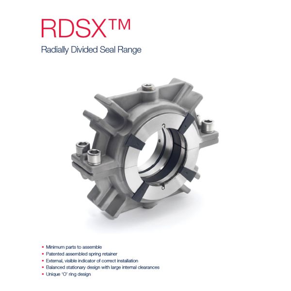 SS316L Split Mechanical Seal FKM EPR RDSX AESSEAL Mechanical Seals