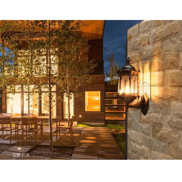 Retro Outdoor Waterproof Antirust E27 Wall Lamp Garden Gateway wall Sconce(WH-VR-123)