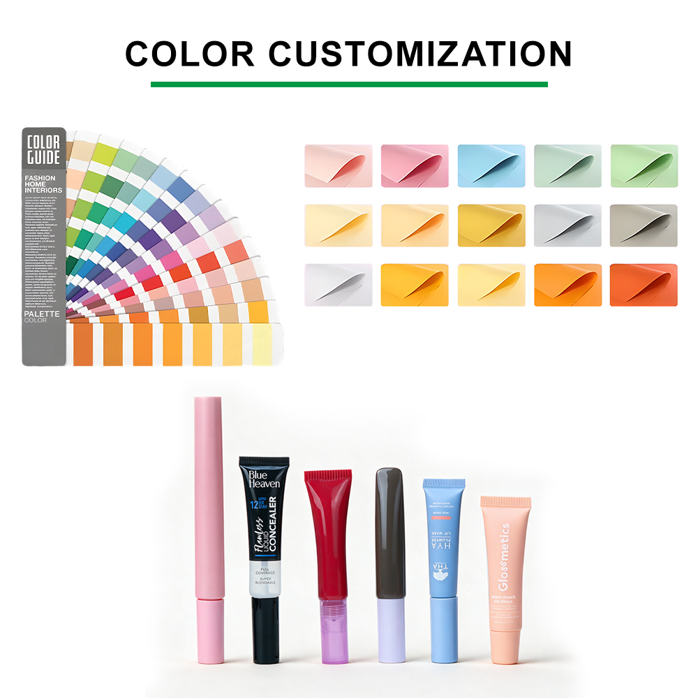 Custom Waisted Lip Gloss Tube Packaging