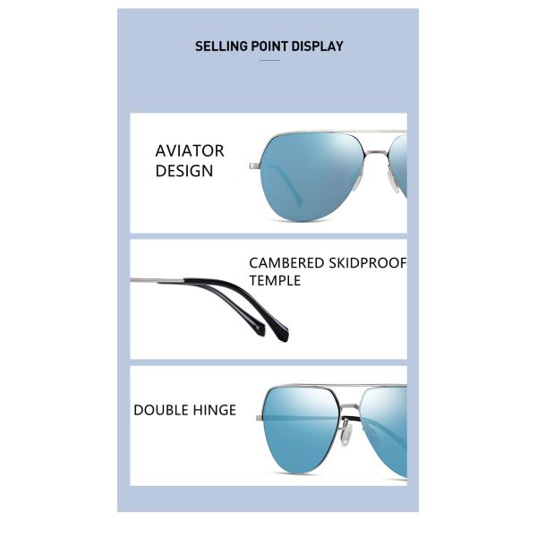 KIDS SUNGLAESS 63208 AVIATOR FRAME METAL NON PORLARIZED LENS GREEN BLUE