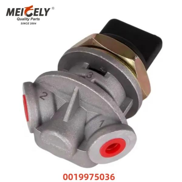 Piezas de Camión 0019975036 Sistema de Freno de Aire Válvula de Control de Perilla Giratoria Válvula de Control 4630360000