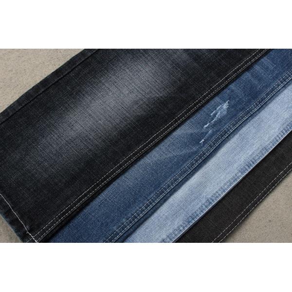 Tissu de denim de Spandex de polyester de coton de GOTS 12.8Oz pour des jeans Stocklot d'homme de femme