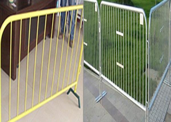Safety Barrier Temporary Backyard Fence , Temporary Security Fence Panels For Crowd Control
