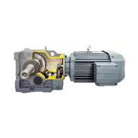 Motor de engranajes de la serie K87 / Reducción de velocidad de bisel helicoidal para maquinaria industrial