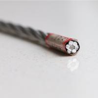 Cœur d'acier fil de fil d'aluminium pour les lignes de transmission aériennes conducteur d'aluminium acier renforcé facile à installer