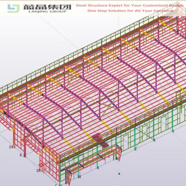 Environmental Protection Prefabricated Green Easy Build Workshop Steel Structure Building Workshop Structural Steel Workshop Warehouse Storage