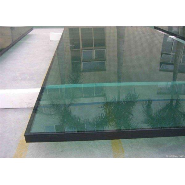 Tempered Low E Glass Panels 4mm - 10mm Thickness Low Emissivity Glass Blue Grey Clear