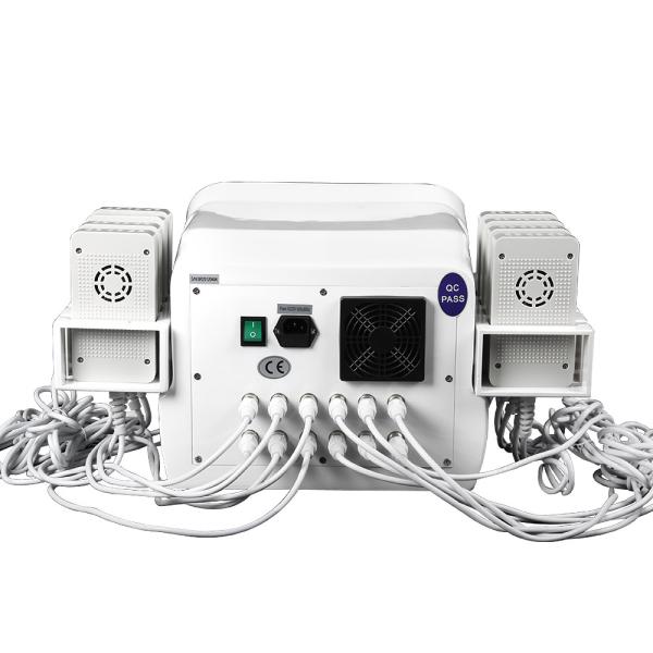 LF-318B portable 650nm & 980nm lipo laser slimming machine with 12pads