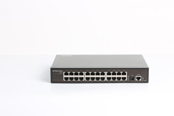 Tx 1310nm Rx1490nm 24 Port EPON ONU 24 10 / 100M Ethernet Ports
