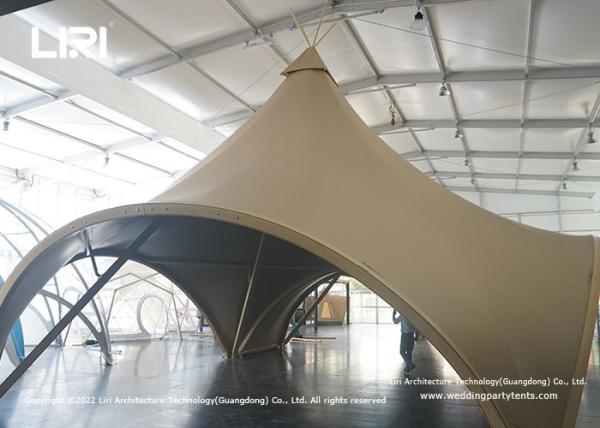 Large Teepee Glamping Tent In Wild Life Designed By Aluminum Alloy Frames