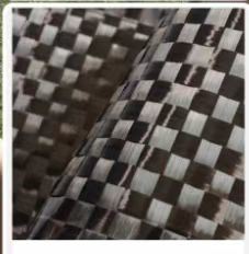 75% Carbon Fiber 25% Kevlar Fiber Hybrid Fabric Structure The Ideal Choice for Products