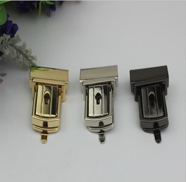 Custom Zinc Alloy Bag Metal Lock Closure Clasp Latch Button Buckle