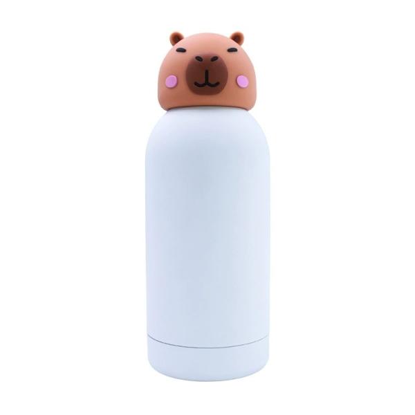 Custom Silicone Lid Stainless Steel Water Bottle for Kids