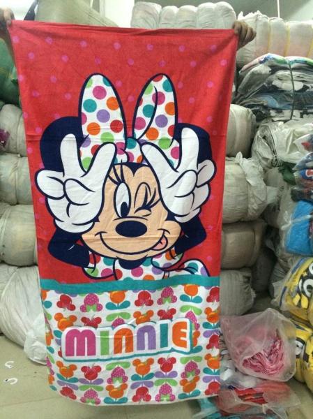 Disney Cartoon Mickey Bath Towel Beach Towel Swimming Towel 70*140cm 300g
