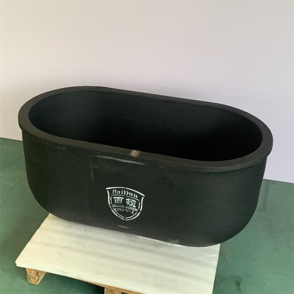 Crisol de grafito de arcilla industrial resistente a químicos para fundición de moldes de grafito