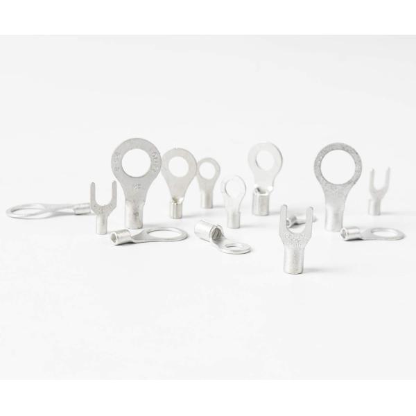 Полуженная вилка не изолировала AWG 22-16 волочений терминалов 16-14 12-10 260PCS