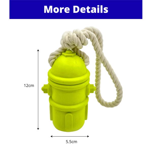 Jouet pour chien en caoutchouc en forme de borne-fontaine, jouet à mâcher durable pour chiens