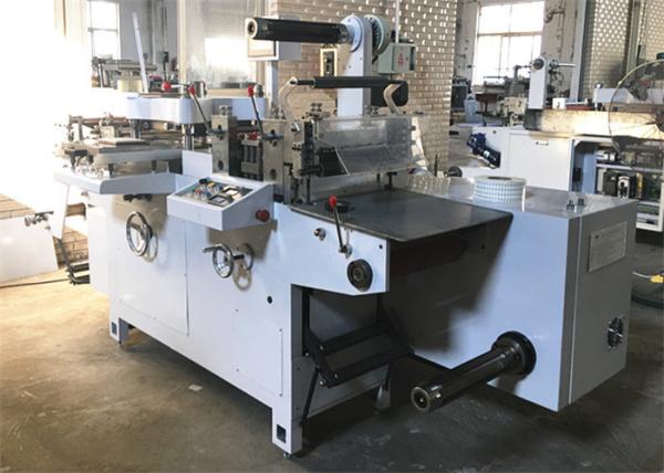 Narrow Webbing Professional Die Cut Machine , Label Punching Machine 320mm Paper Max Width