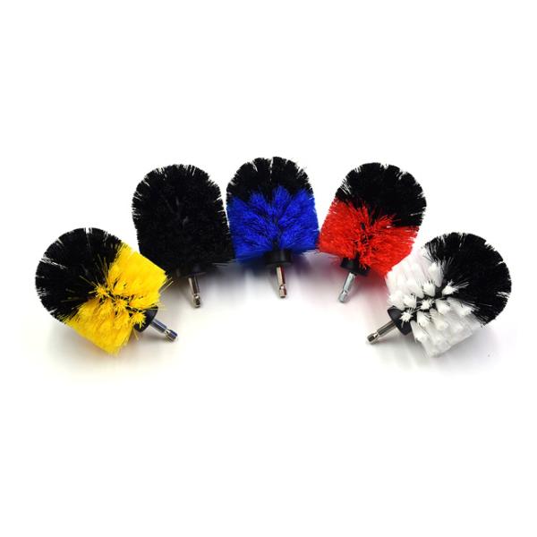 3 Pcs Power Scrubber Drill Brush , Rotary Bathroom Drill Brush Stiffness Bristles