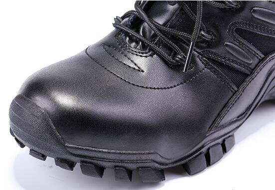 высокий верхний черный водонепроницаемый боевые ботинки для походов обувь для тренировок тактические ботинки