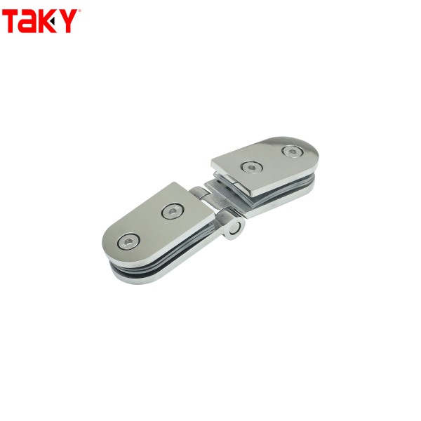 Modern Bathroom Hardware Glass Hinge Shower Stainless Steel 180 Opening Glass Door Hinge