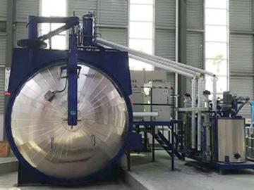 Static mixing vacuum pressure casting equipment for epoxy resin