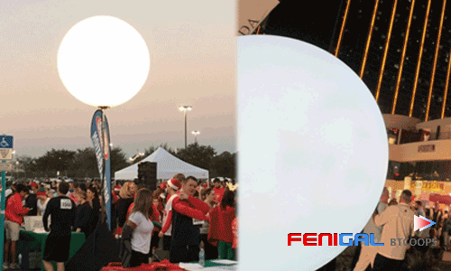 Надувный светодиодный световой шарик мощностью 800 Вт со штативом: мощная наружная реклама